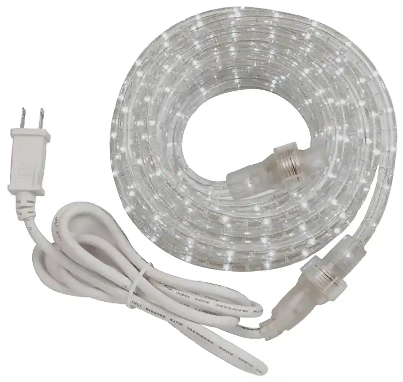 AmerTac LROPE12W Rope Light, 120 VAC, 2 W, 144-Lamp, LED Lamp, Daylight Light, 140 Lumens Lumens, 4500 K Color Temp Fast Shipping