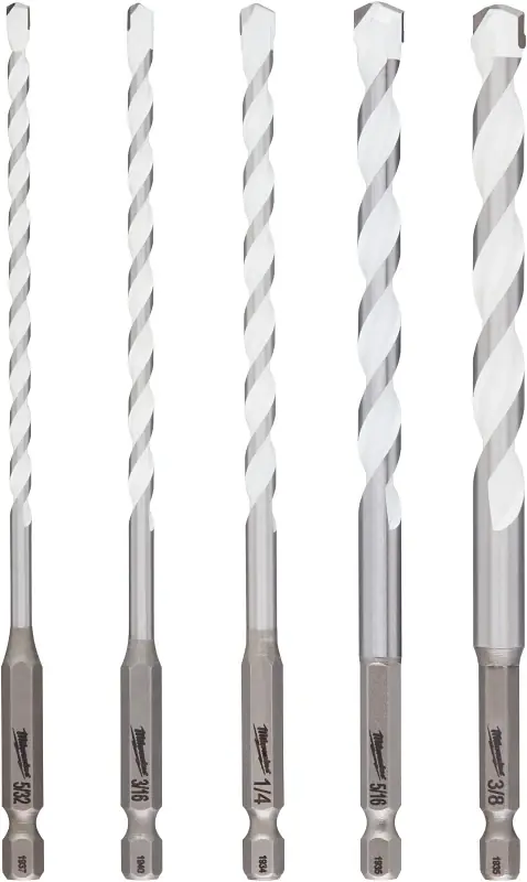 Best Price Milwaukee SHOCKWAVE Impact Duty 48-20-8898 Drill Bit Set, Multi-Material, 5-Piece, Carbide