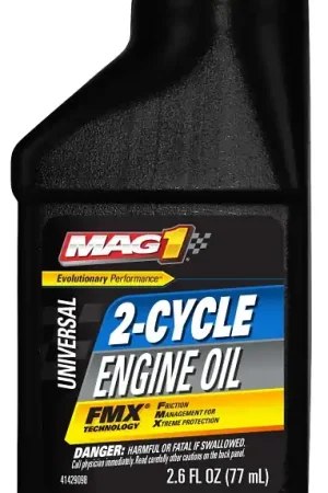 Trending Mag 1 MAG60179 2-Cycle Universal Oil, 2.6 oz, Bottle, Pack of 12