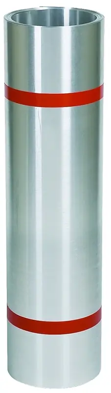 Able Sheet Metal 2390E RL Economy Roll Valley, 50 ft L, 20 in W, 0.009 ga Gauge, Aluminum, Mill Factory Price