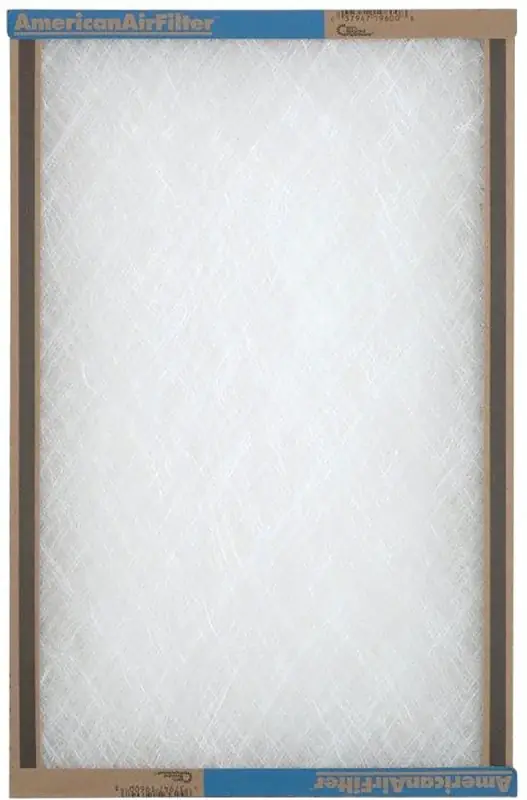 AAF 220-500-051 Air Filter, Disposable, 1 in Thick, 20 in L, 16 in W, Chipboard Frame, Pack of 12 Premium
