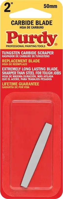 Purdy 900225 Scraper Blade, 2 in W Blade, Tungsten Carbide Blade Hot Picks