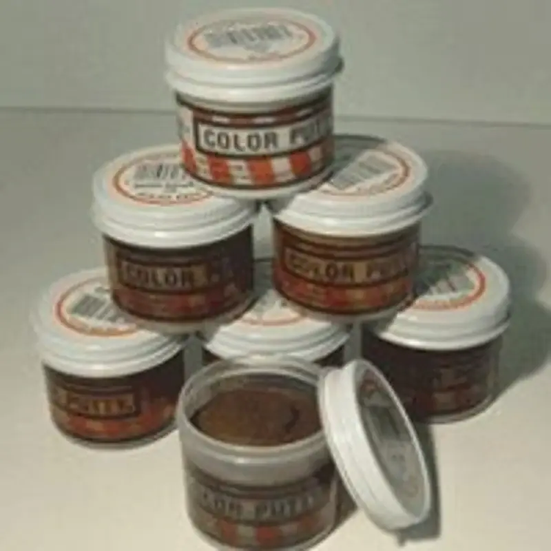 Luxury Color Putty 126 Wood Filler, Color Putty, Mild, Brown Mahogany, 3.68 oz, Jar
