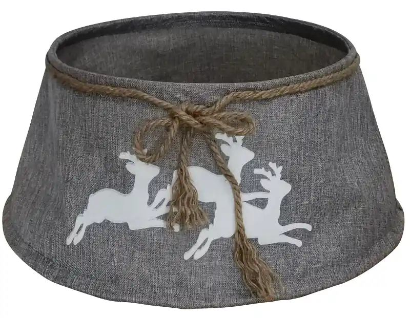 Hometown Holidays 64605 Collar Deer Tree, Tree Collar, For: Christmas Tree Decor Budget