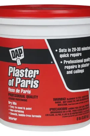 Bargain DAP 10310 Plaster of Paris, Powder, White, 8 lb Tub