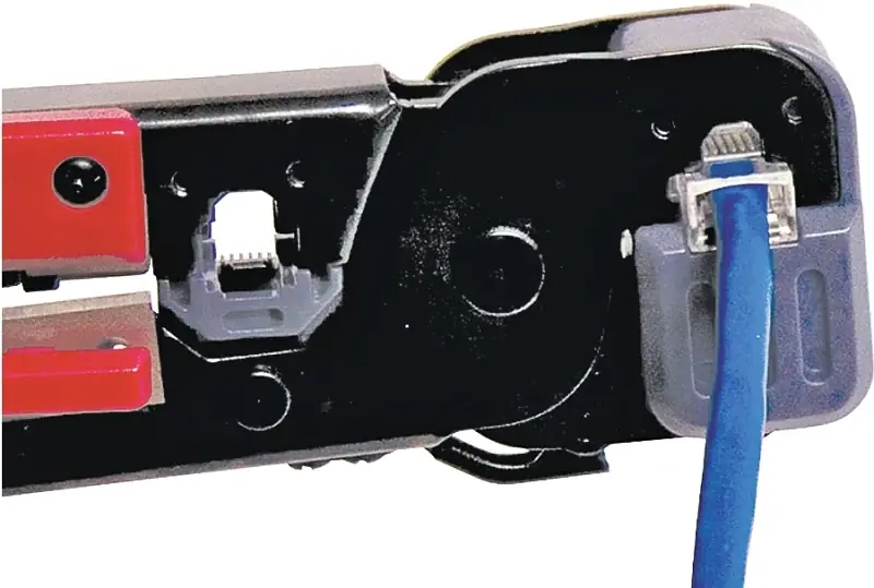 Gardner Bender GMC-1145D Modular Plug Crimp Tool, 8 in OAL, Gripper Handle New Arrival
