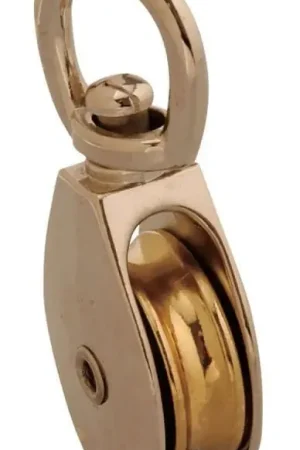 Special Discount Campbell T7655012N Pulley, 5/16 in Rope, 30 lb Working Load, 1 in Sheave, Nickel