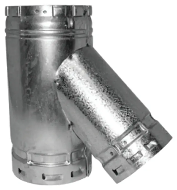 Save Now AmeriVent 4EY-3 Standard Wye, 4 in, B, Aluminum/Steel