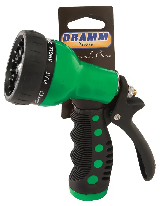 Get Yours Dramm DRA-10-22704 Spray Revolver, Metal/Rubber, Green