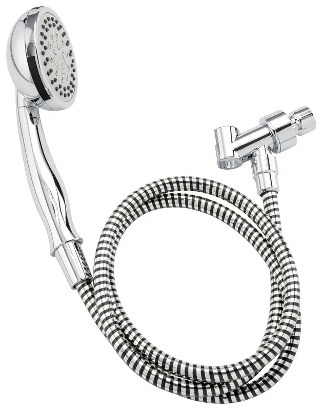 Limited Offer Plumb Pak K745CP Handheld Shower, 1.8 gpm, 5-Spray Function, Polished Chrome, 60 in L Hose