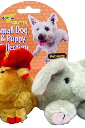 Zoobilee 0353595 Dog Toy, S, Elephant, Moose, Synthetic Fabric, Multi-Color Today Only