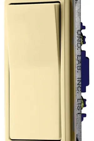 Best Price Eaton 7500 Series C7503V-SP Rocker Switch, 15 A, 120/277 V, 3-Way, Lead Wire Terminal, Thermoplastic Housing Material