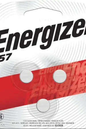 Brand New Energizer 357BPZ-3 Coin Cell Battery, 1.5 V Battery, 150 mAh, 357 Battery, Silver Oxide