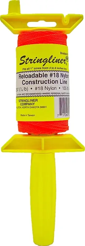 Limited Offer Stringliner 25159 Line Reel, 250 ft L Line, Fluorescent Orange Line