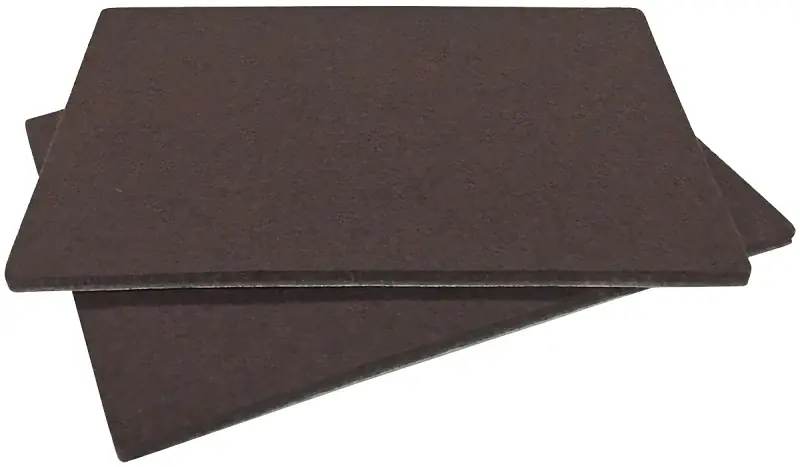Fresh Stock Shepherd Hardware 9860 Blanket Furniture Pad, Felt, Brown, 4-1/4 in L, 6 in W, 5 mm Thick, Rectangular