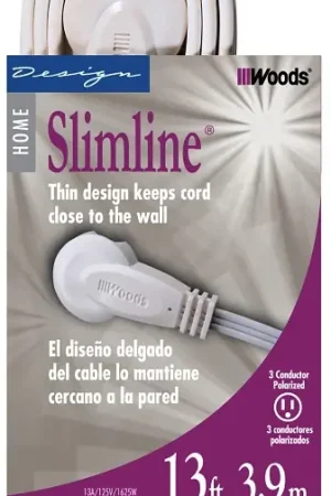 Time-Limited CCI 2232 Extension Cord, 16/3 AWG Cable, 13 ft L, 13 A, 125 V, White