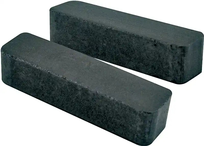 Crafted Magnet Source 07001 Magnet Block, Ceramic, Charcoal Gray, 7/8 in L, 3/16 in W, 1/4 in H