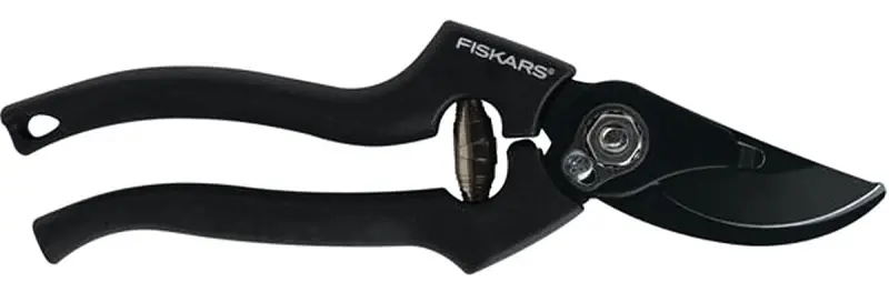 Bargain Fiskars 91246935 Pruner, 1 in Cutting Capacity, Steel Blade, Bypass Blade, Ergonomic Handle