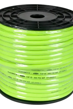 Flexzilla Pro Series HFZ38250YW Air Hose, 3/8 in ID, 250 ft L, MNPT, 300 psi Pressure, Polymer, ZillaGreen Instant Buy