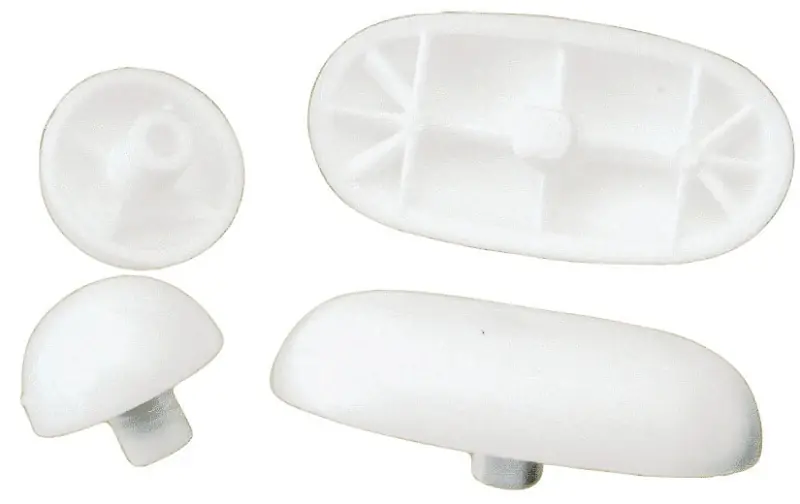 Last Chance Plumb Pak PP836-41 Seat Bumper Set, Plastic