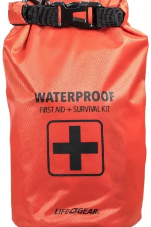LifeGear 41-3820 First Aid and Survival Kit, 130-Piece, Red Latest