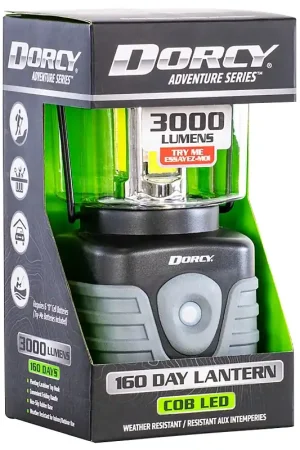 Dorcy Adventure Max Series 41-3120 Lantern, D-Cell Battery, Black/Gray Place Order