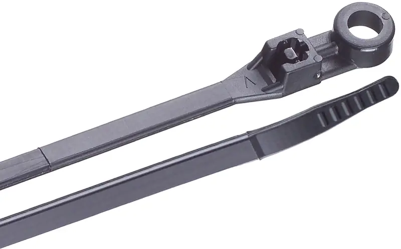 Bargain Gardner Bender 48-308UVB Cable Tie, 1/4 in Max Bundle Dia, Nylon, Black, 8.63 in L, 100/BAG