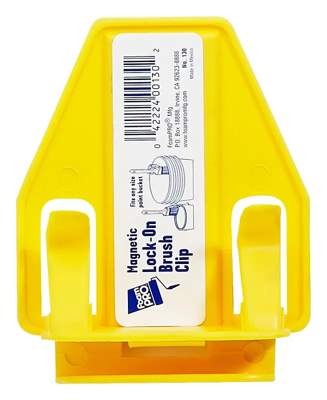 Markdown Foampro 130 Brush Clip, Clamp-On, Magnetic, For: 1 gal Paint Can, Plastic Pail, Pack of 20