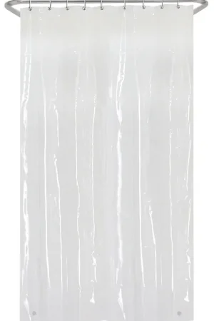 Zenna Home LPSMKKL Shower Stall Liner, 78 in L, 54 in W, PEVA, Clear Price Drop