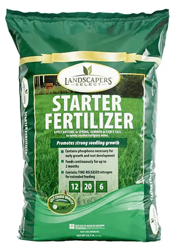 Budget Landscapers Select 902739 Lawn Starter Fertilizer, 22.5 lb Bag, 12-20-6 N-P-K Ratio