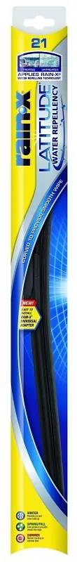 Deal Rain-X Latitude 5079278-2/5079278 Winter Wiper Blade, 21 in, Curved Blade, Rubber