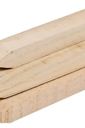 Markdown MAT Holding WW4-12 Garden Stake, 4 ft L, 0.66 in Dia, Wood, Pack of 24