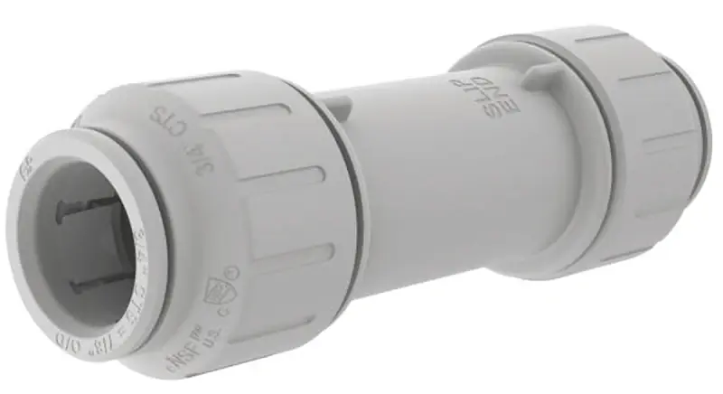Best Price John Guest 1/2SCP Connector, 1/2 in, CTS x Slip, PEX, 160 psi Pressure