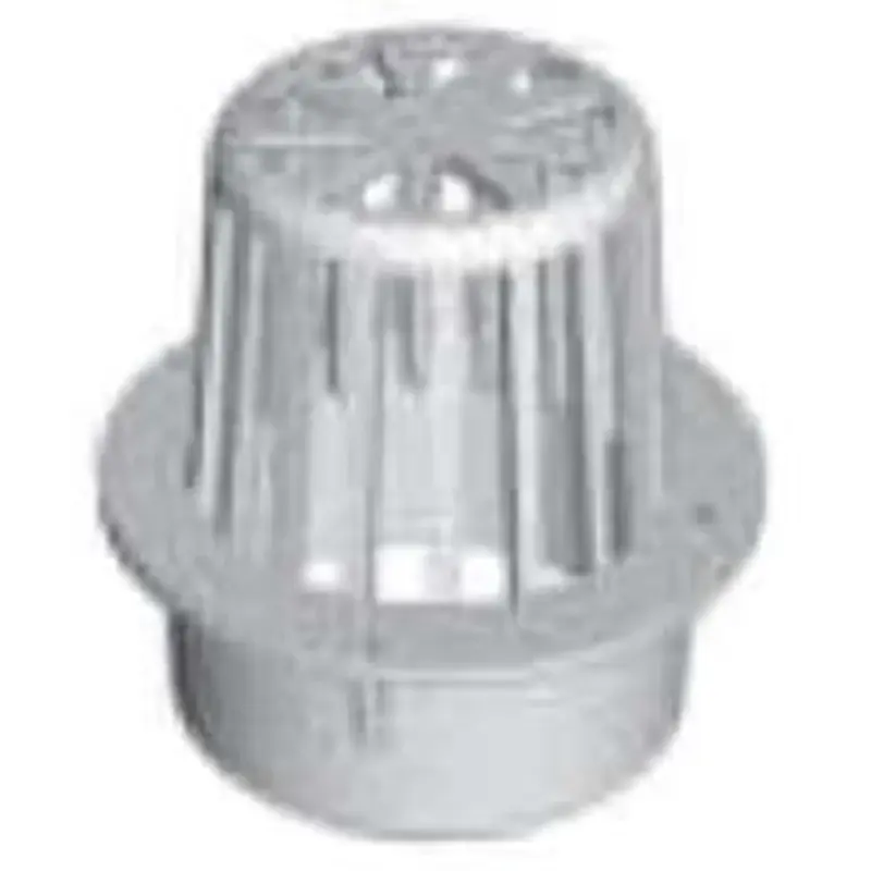 DrainTech 0443SDG Atrium Grate, 4 in Dia, Round, Polyethylene, Green Limited Time