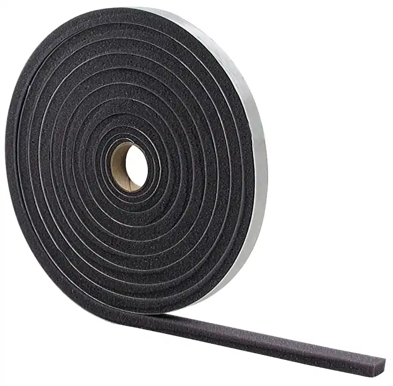 M-D 02071 Tape, 1/2 in W, 17 ft L, 1/4 in Thick, Foam, Gray Today Only