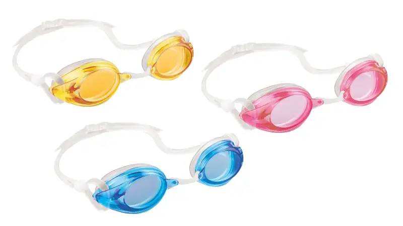 Free Returns Intex 55684E Swim Goggles, Anti-Fog Coating Lens