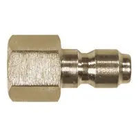 Brand New Valley Industries PK-85300104 Plug, 3/8 in Connection, Quick Connect x FNPT, Steel, Plated