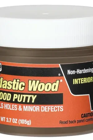 Buy Direct DAP 7079821255 Wood Putty, Solid, Mild, Pleasant, Dark Walnut, 3.7 oz, Tub, Pack of 6