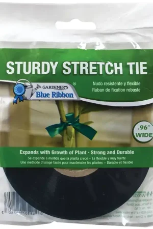 Certified Gardener's Blue Ribbon T006B Stretch Tie Tape, 150 ft L, Plastic