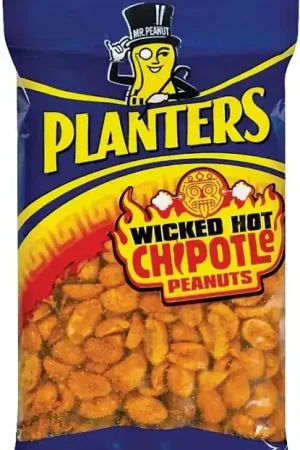 In Demand Planters 483280 Peanut, Wicked Hot Chipotle, 6 oz Bag, Pack of 12