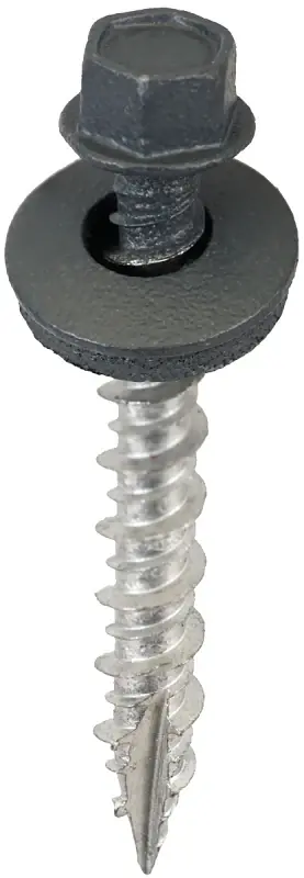 Acorn SW-MW15CG250 Screw, High-Low, Twin Lead Thread, Hex Drive, Charcoal Gray, Type 17 Point, 250/BAG Special Discount