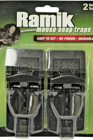 New Arrival Neogen 116221 Snap Trap, 1-Touch, Plastic, For: Mice, Pack of 12