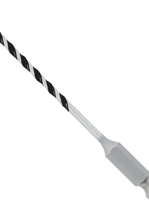 Weekend Sale Diablo DMAMM1010 Hammer Drill Bit, 1/8 in Dia, 3 in OAL, Percussion, 10 mm Dia Shank, Hex Shank