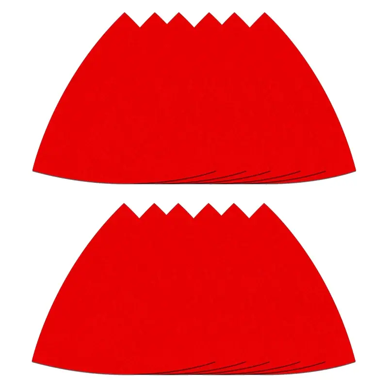 Diablo DCT318ASTH12G Assorted Triangular Sanding Sheet, 3-1/8 in W, 3-1/8 in L, 80, 120, 220 Grit Brand New