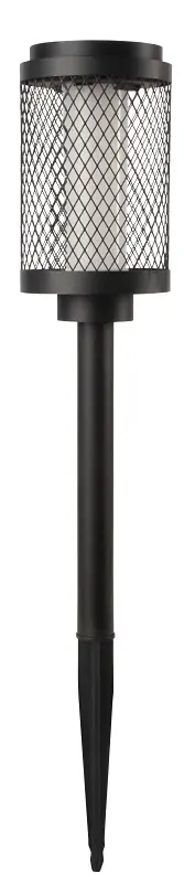 Boston Harbor 27098 Solar Pathway Light, Nickel-Metal Hydride Battery, AA Battery, 12-Lamp, LED Lamp, Black, Pack of 12 Genuine