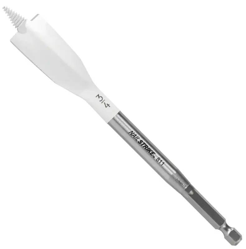 Certified Bosch NS1009 Boring Bit, 3/4 in Dia, 6 in OAL, 1/4 in Dia Shank, Hex Shank, Pack of 5
