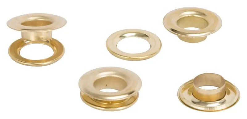 Authentic Vulcan JL-VT15989 Grommet, 25 -Piece, Brass Grommet, Brass, Brass Grommet