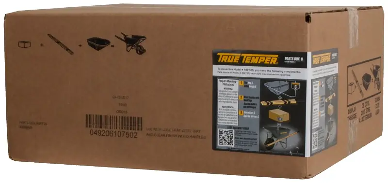 Price Cut True Temper 000603VB Wheelbarrow Parts Box, For: R6FF25 Wheelbarrow