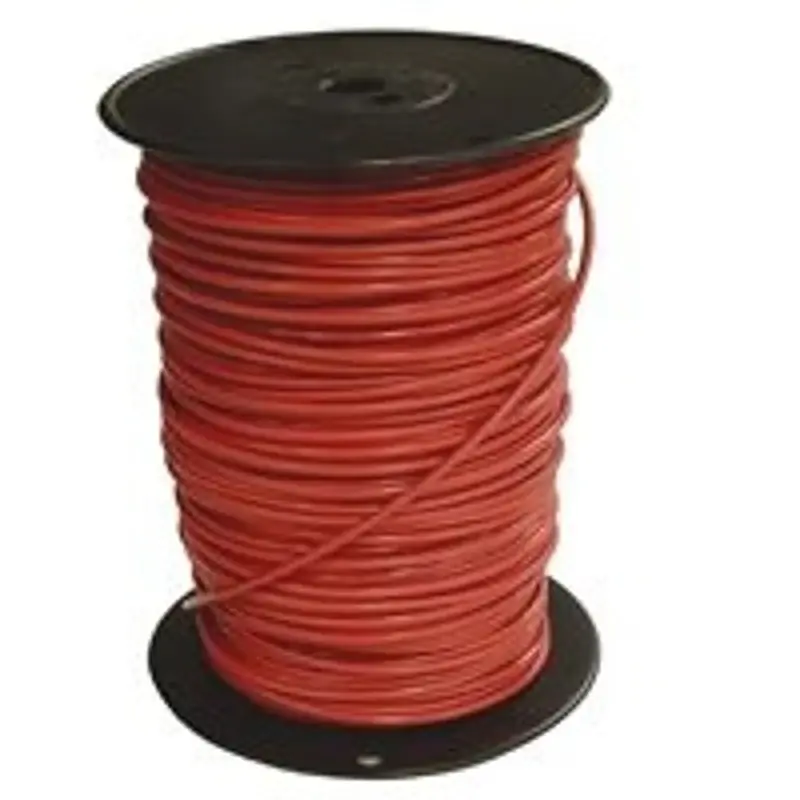 Southwire 8RED-STRX500 Series Building Wire, Red Sheath, 8 AWG Wire, 1-Conductor, 500 ft L, Copper Conductor Certified