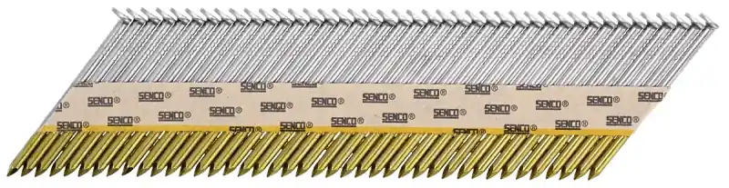 Luxury Senco G624APBXN Collated Nail, 2-3/8 in L, Bright Basic, Full Round Head, Ring Shank